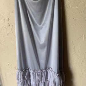Dusty blue slip dress size L